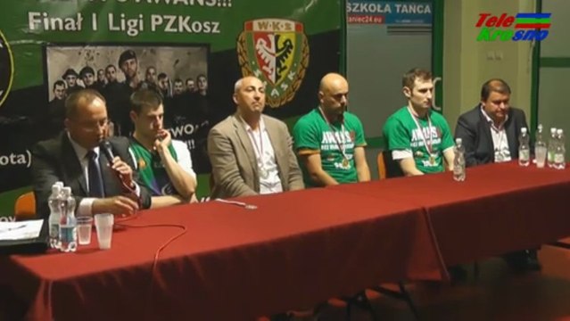 Konferencja prasowa po finale I ligi koszykówki