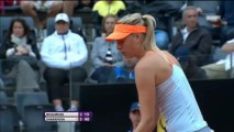 Sharapova eases past Muguruza