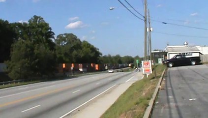 Norfolk Southern autorack train northwest through Austell Ga.