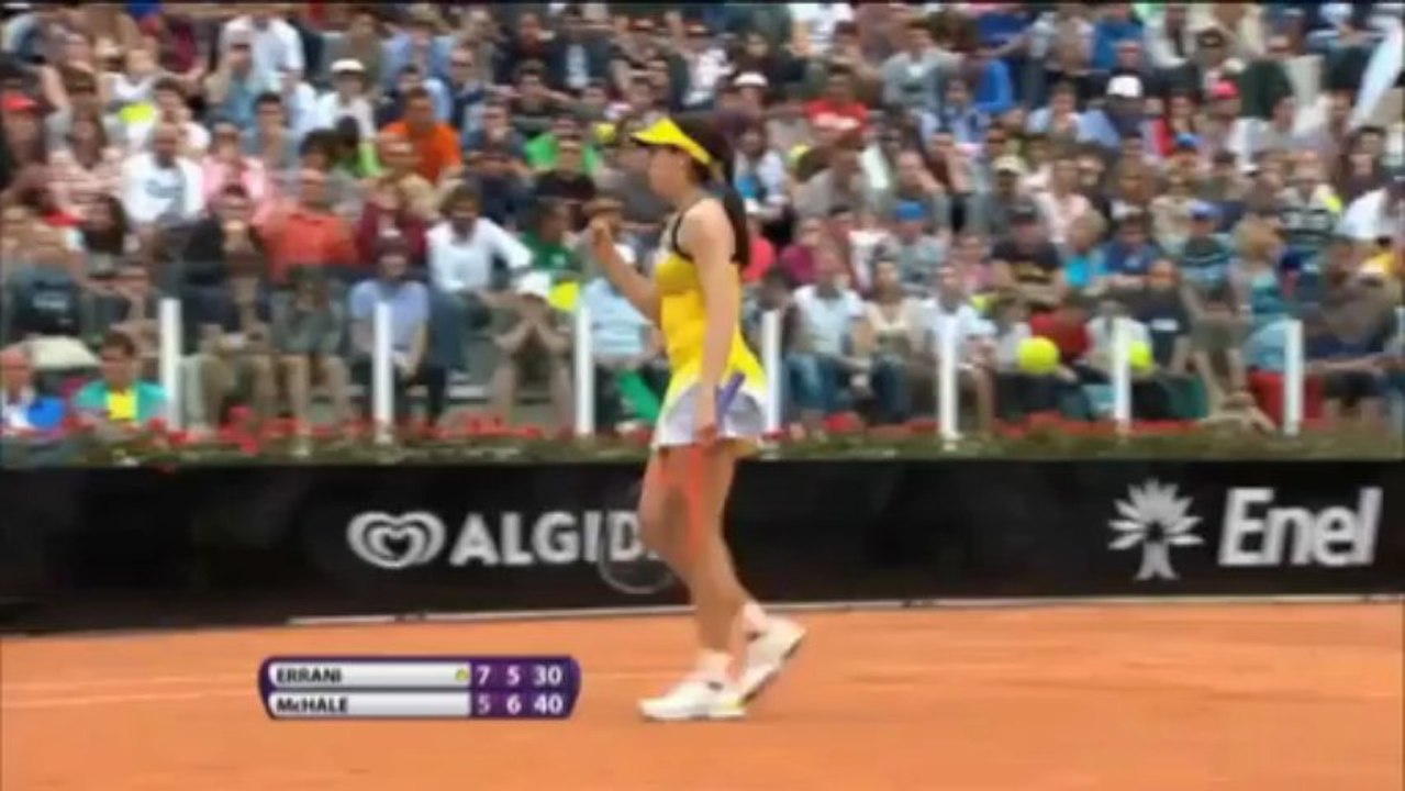 Rom: Lokalmatadorin Errani bleibt im Wettbewerb