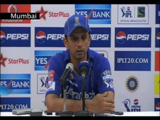 Video herunterladen: Our team did brilliant job says Rajasthan Royals captain Rahul Dravid after loss to Mumbai Indians