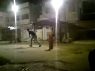 Night Match Sabih Babo batting