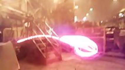 Red Hot Steel Cobble Mishap