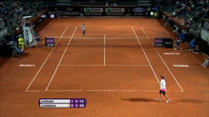 Roma - Azarenka, a tercera ronda sin problemas
