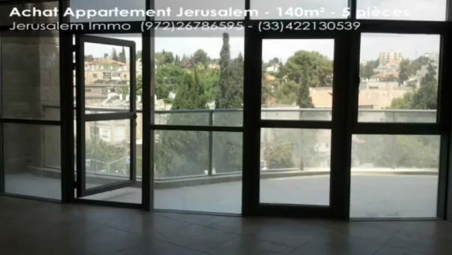 A vendre superbe appartement 5 pièces dans un immeuble de prestige, Jérusalem Immobilier