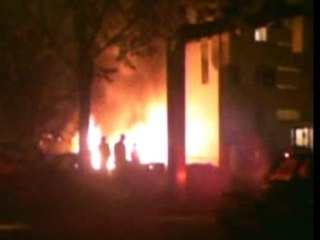 emeutes zac voiture crame