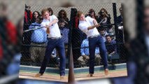 Prince Harry Plays Baseball in New York