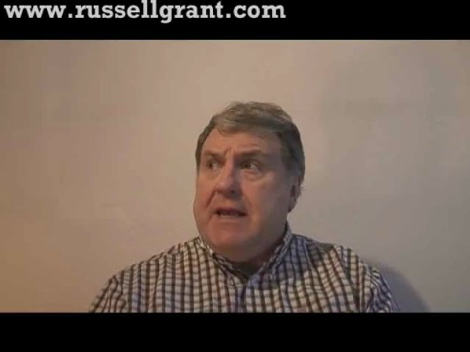 Russell Grant Video Horoscope Pisces May Thursday 16th 2013 www.russellgrant.com