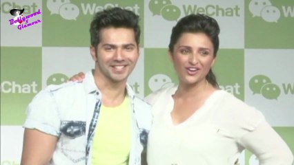 Parineeti Chopra and Varun Dhwan launch networking site ‘We Chat’