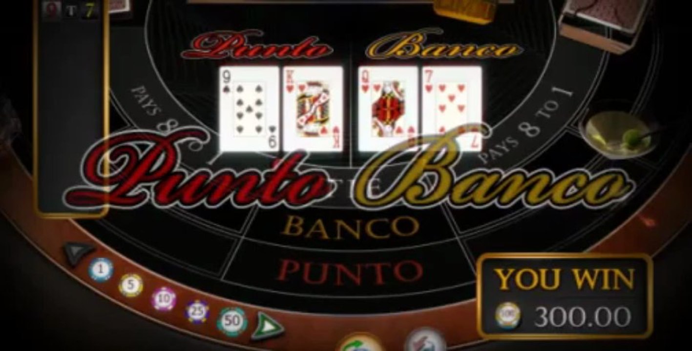 Punto Banco table Agent Beech