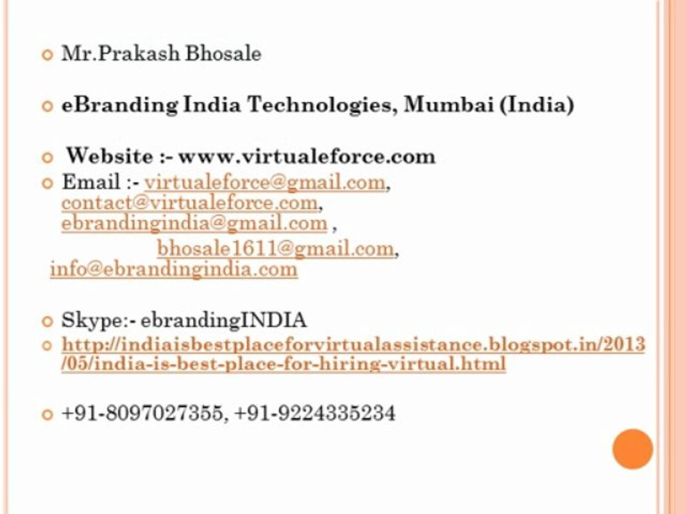INDIA IS BEST PLACE FOR HIRING VIRTUAL ASSISTANCE