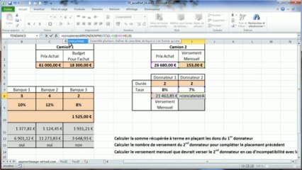 Correction du tp Excel numéro SIX