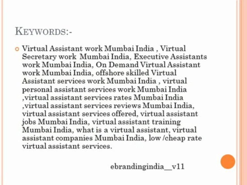 VIRTUAL ASSISTANT WORKS