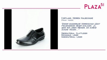 Neuvorstellung: Cortland Halbschuhe schwarz Lederdecksohle Lederfutter Herren Italia