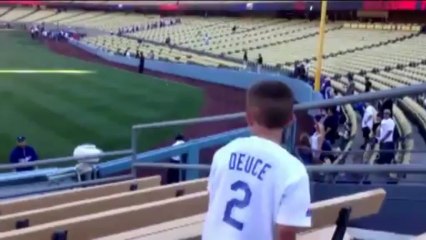 Star Dodgers Pitcher Ryu Hyun Jin Hits a Home Run with Young Fan 🎉