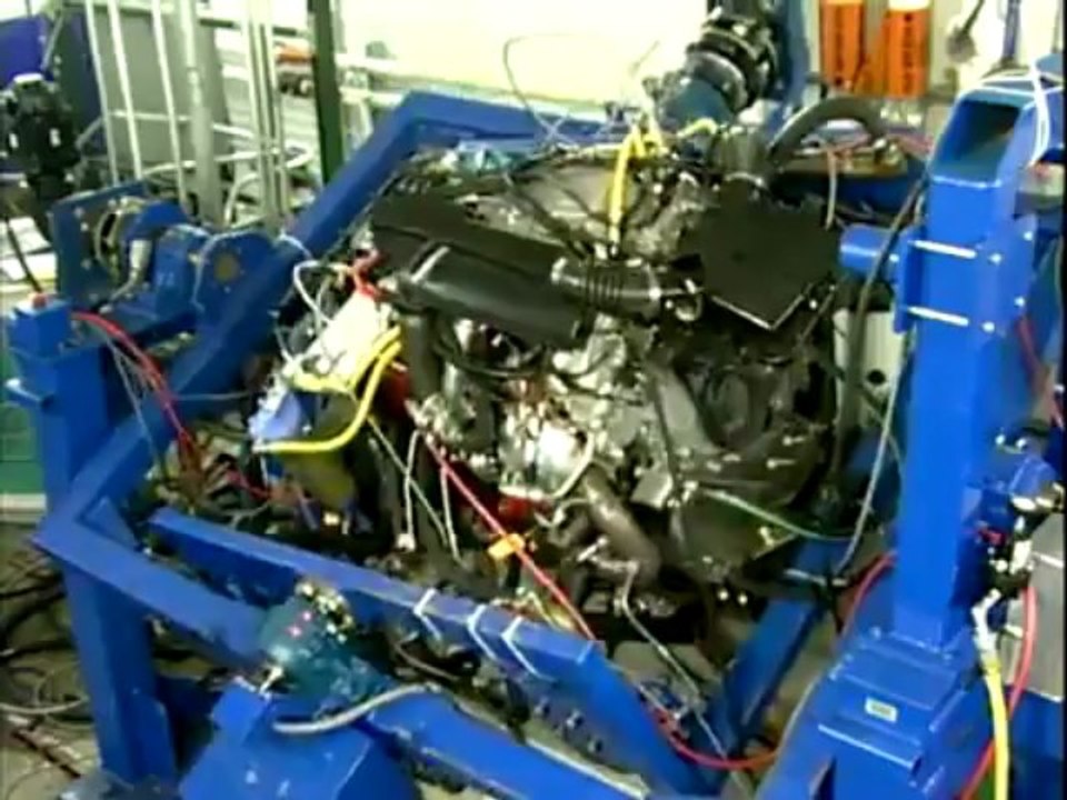 Le V8 de la nouvelle corvette passe au banc