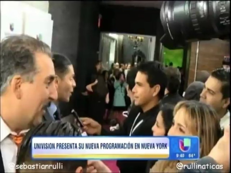 Sebastián Rulli en la presentación de la programación de Univision Upfront  #NotaDA