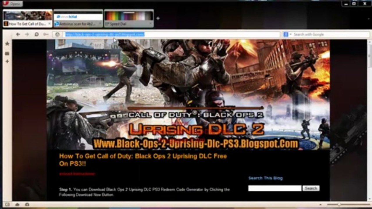 Call of Duty: Black Ops II Uprising for PS3 Download