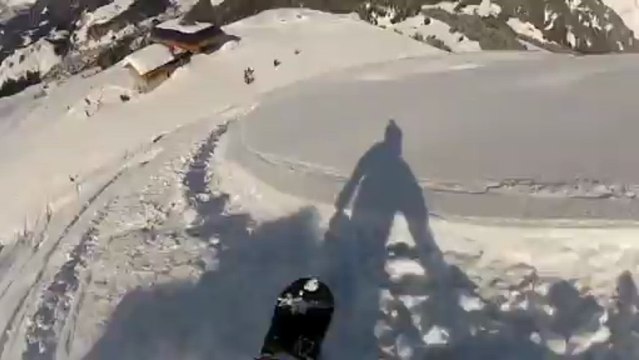 Snowboard Freeride à Praz sur Arly
