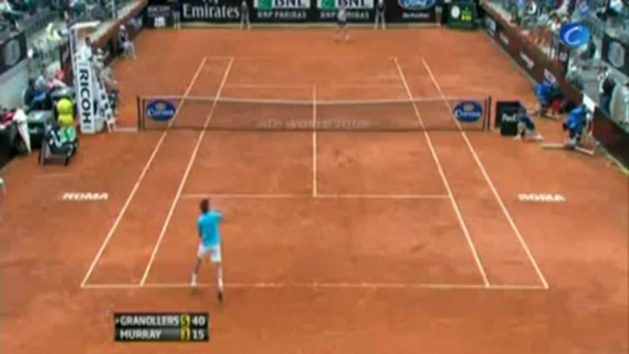 Nadal derrota al italiano Fognini y avanza a octavos en Roma