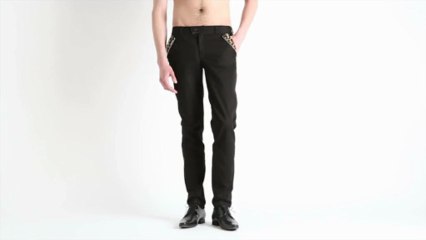 JCDC - Pantalon LÉOPARD Noir