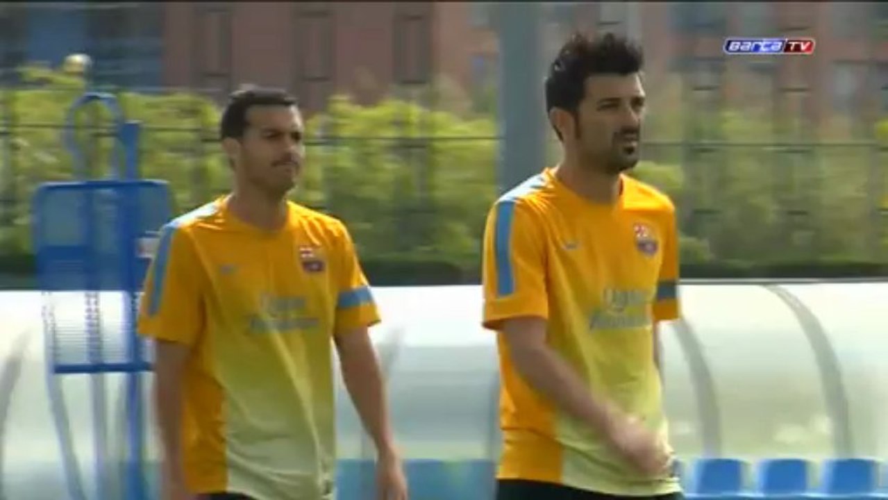 Víctor Valdés vuelve a realizar trabajo de campo