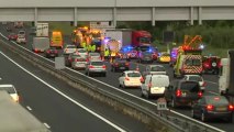 Accident sur l'autoroute A9 - 8 blessés