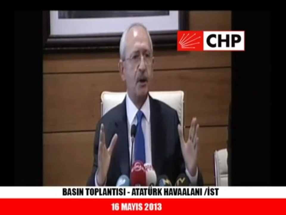 KEMAL KILIÇDAROĞLU BASIN TOPLANTISI- ATATÜRK HAVA ALANı