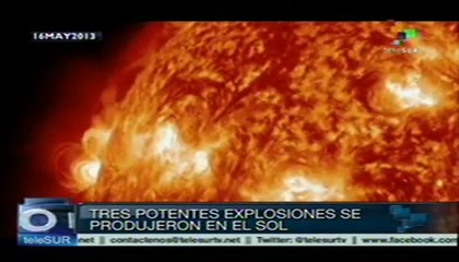 NASA registra tres erupciones solares en 48 horas