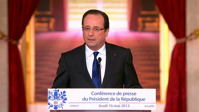 Allocution du président de la République en ouverture de la conférence de presse du 16 mai 2013 #ConfPR