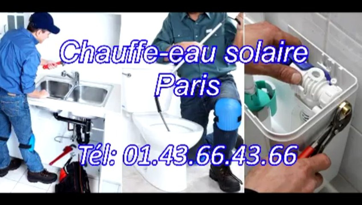 Chauffe-eau solaire paris Tél: 01.43.66.43.66