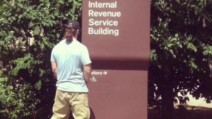 NFL Player Posts Photo of Himself Appearing to Pee on IRS Building