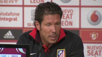 Simeone: "Vamos a esperar a ver qué pasa"