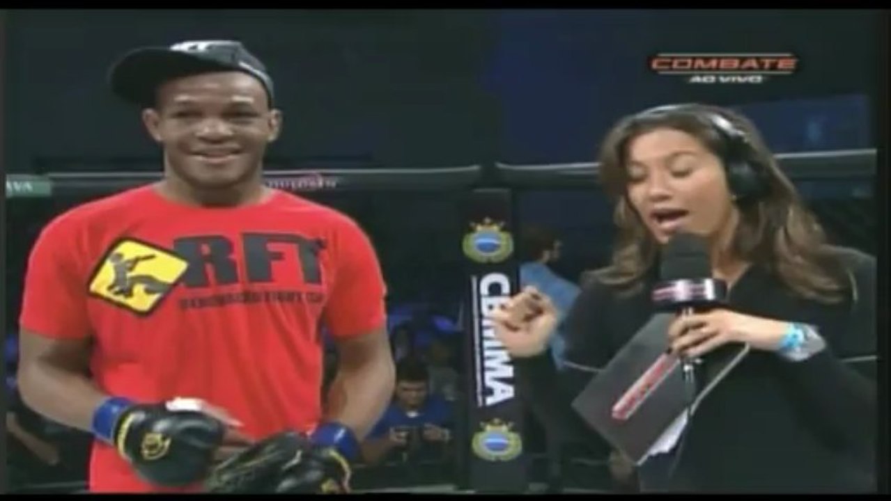 Bitteti Combat 15 - Carlston Harris - entrevistado após vitória