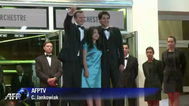 Cast of Mexican Cannes entry walks red carpet
