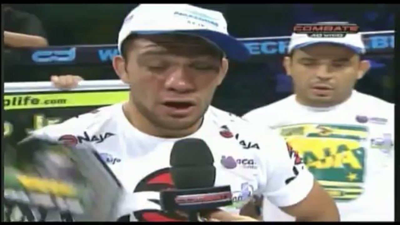 Bitteti Combat 15 - Rivaldo junior - entrevistado após vitória