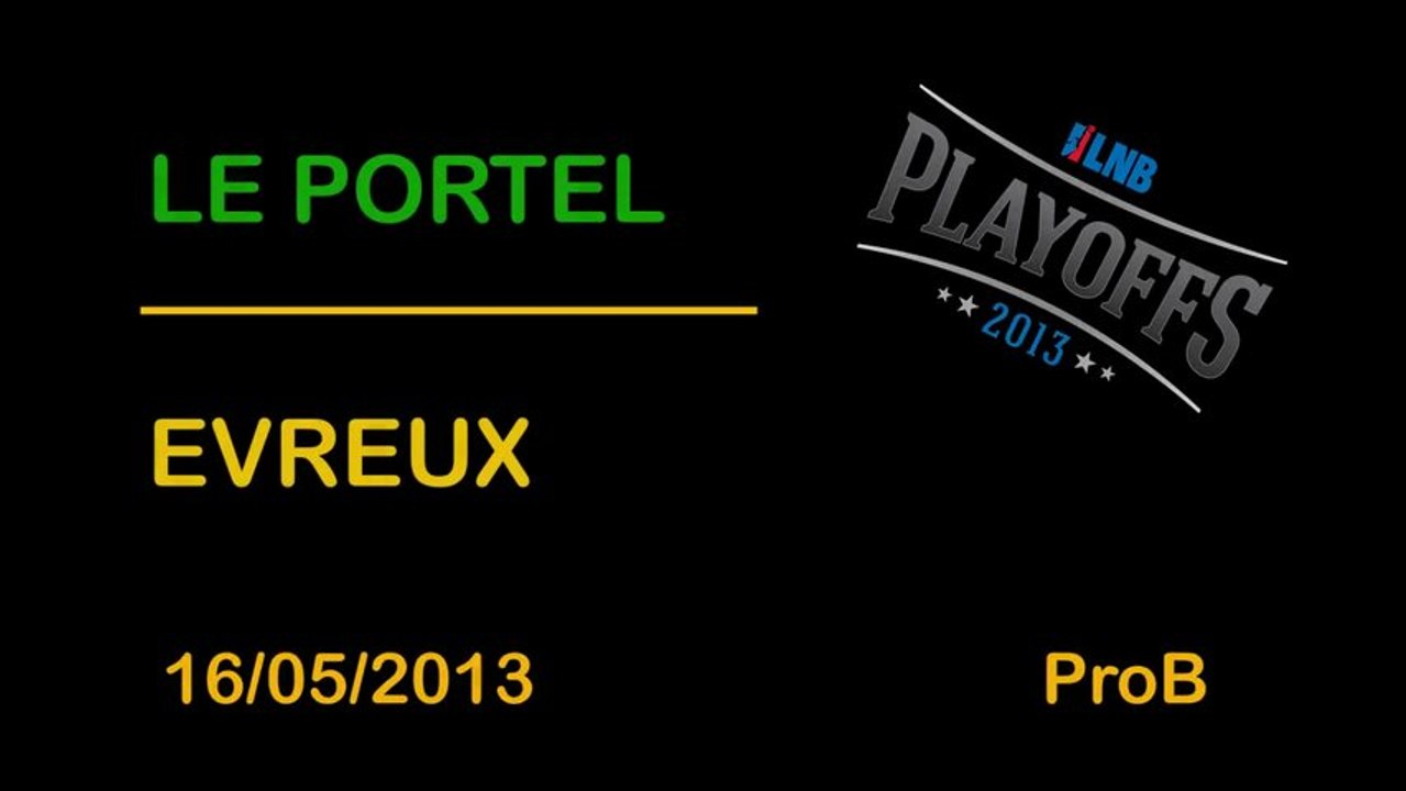 [Playoffs 1/4 Retour] Le Portel - Evreux