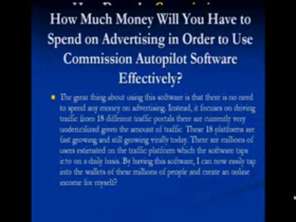 " Commission Autopilot - Insane Epc - 70% Commissions! (view mobile)  |  Commission Autopilot - Insane Epc - 70% Commissions! (view mobile) "