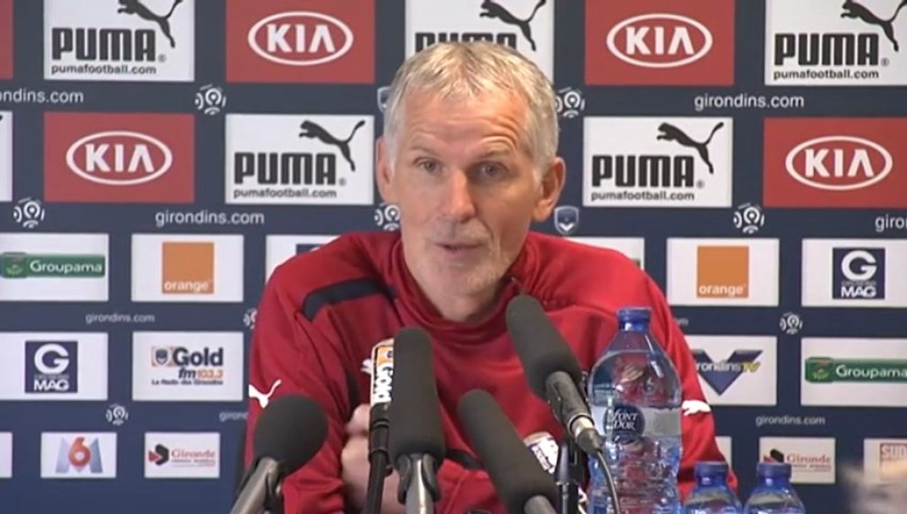 Conférence de presse Francis Gillot avant la rencontre contre troyes