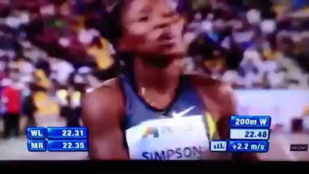 Athlétisme:Diamon League-100m dame:La Jamaïcaine Shelly-Ann Fraser-Pryce s`impose