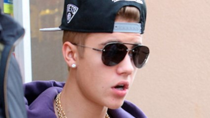 Justin Bieber Rocking in Purple
