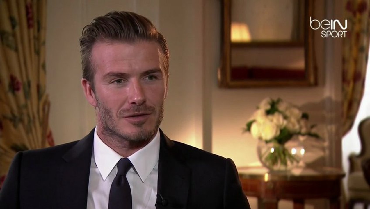 David Beckham dit stop