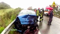 Incidente a Belvedere Spinello (Crotone), nel frontale tra auto ferite tre persone