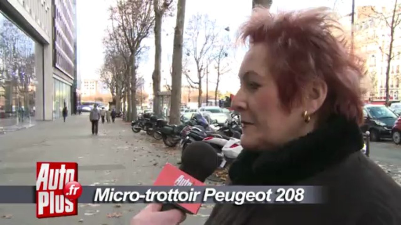 Micro-trottoir Peugeot 208