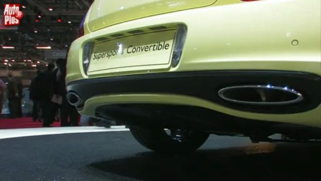 Bentley Continental Supersports Cabriolet - En direct du salon de Genève 2010