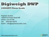 FLOOR SCALE - DIGIWEIGH DWP-10000FP 4' X 4'