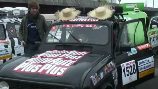 Départ du 4L trophy 2010