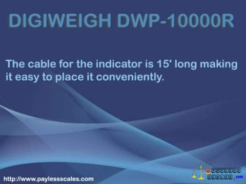 FLOOR SCALE - DIGIWEIGH DWP-10000R 4' X 4'