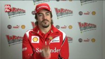 Interview de Fernando Alonso - Wrooom 2011 (en Français)