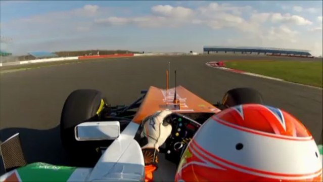 La Force India VJM05 en caméra embarquée